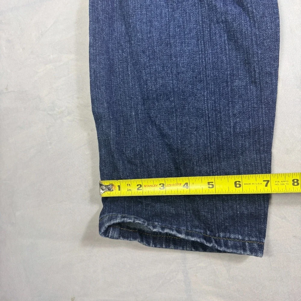 VTG‎ Lee Riders Straight Jeans 6M Blue Cotton Denim 5-Pocket Everyday Comfort 6M